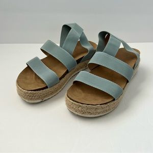 Time and Tru platform sandals